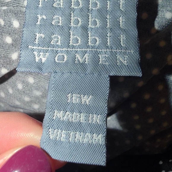 Rabbit Rabbit Rabbit Polka Dot Dress 16W - Picture 6 of 8